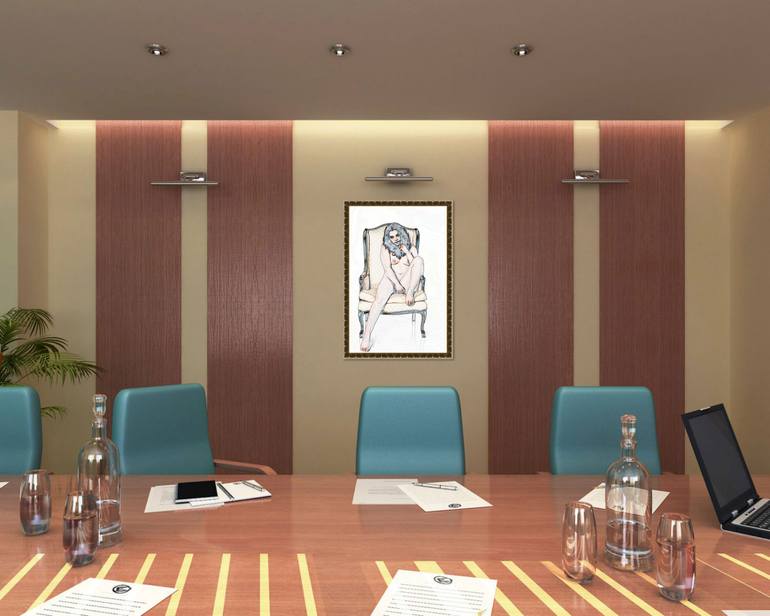 Original Art Deco Nude Photography by Kendree Miller