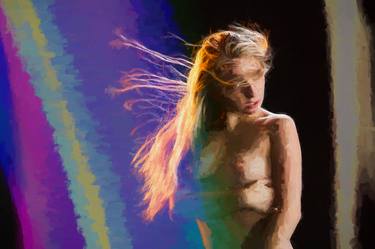 Original Figurative Nude Paintings by Kendree Miller