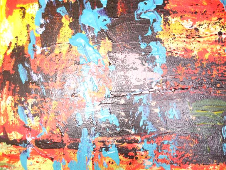 Original Abstract Expressionism Abstract Painting by Christine Webley
