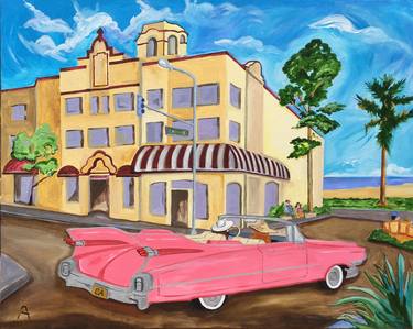 Original Expressionism Automobile Paintings by Al Haeger