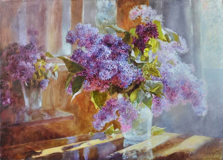 lilac Painting by Aleksey Barsukov | Saatchi Art