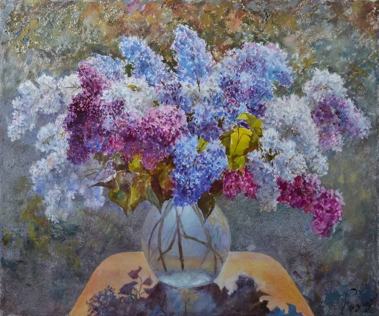 lilac Painting by Aleksey Barsukov | Saatchi Art