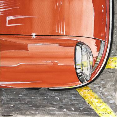Original Illustration Automobile Paintings by David Rodriguez