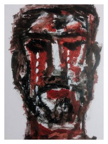 Print of Abstract Expressionism Portrait Paintings by Anirban khamaru