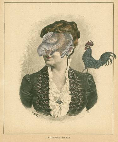 Original Women Collage by Cornelius Coffin