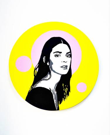 Original Pop Art Portrait Paintings by Magdalena Iulia Moscu