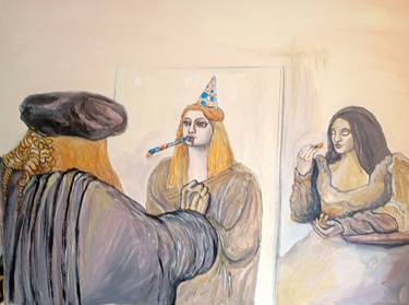 Original Figurative Abstract Paintings by Schmitt Alain