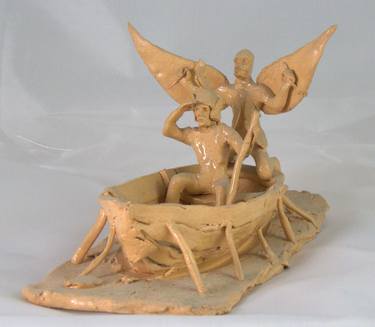 Original Fantasy Sculpture by Schmitt Alain