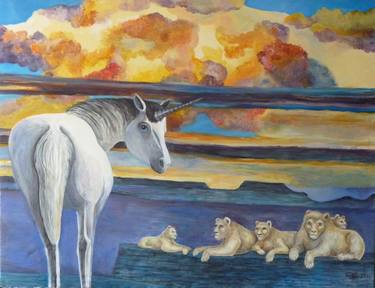 Original Fine Art Animal Paintings by Schmitt Alain