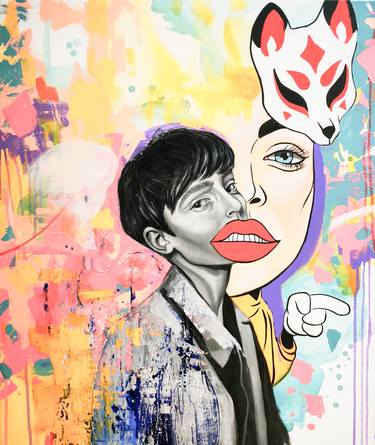 Print of Pop Art Portrait Paintings by Olga Yurgo