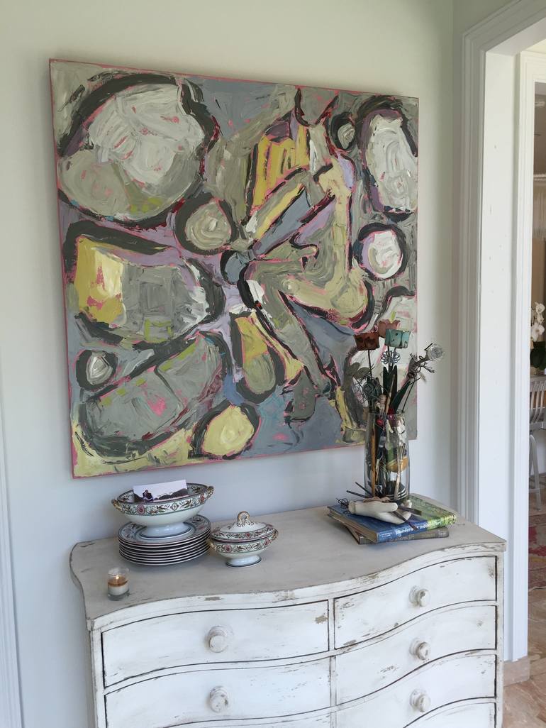 Original Abstract Expressionism Abstract Painting by Beth Gandy