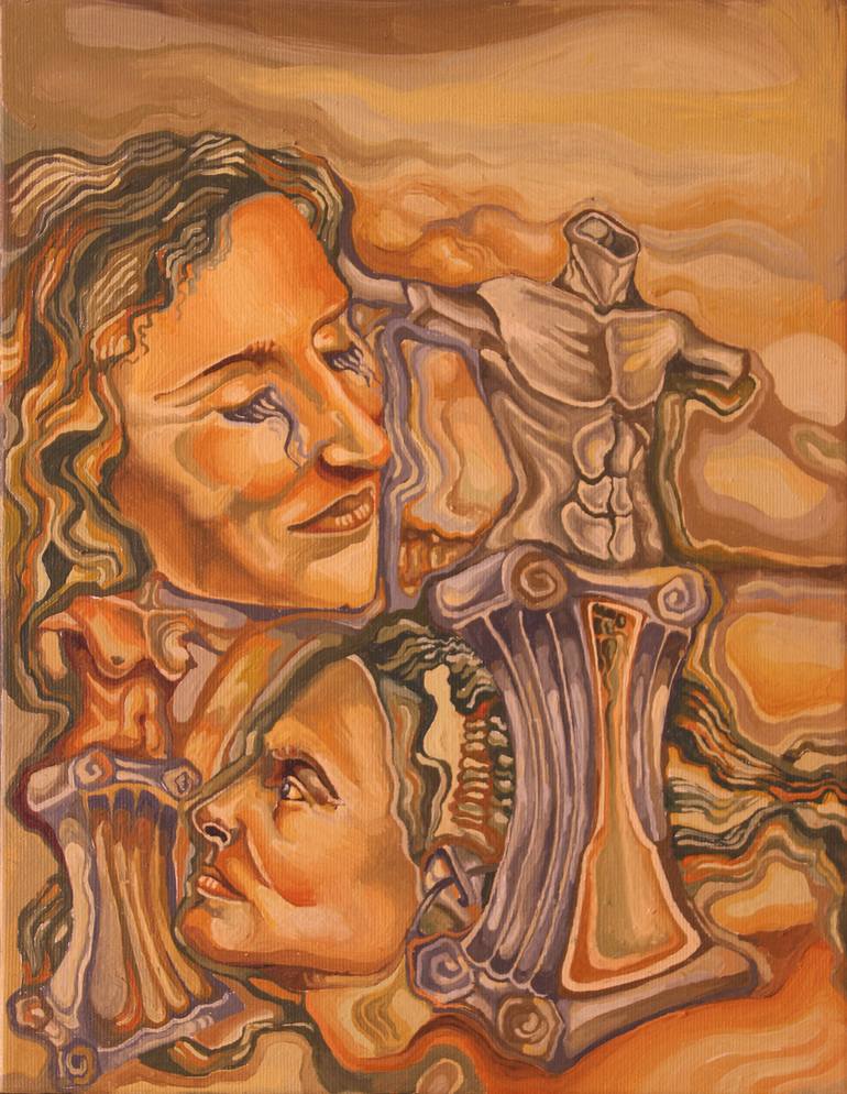 Deep into you Painting by Alina Tudorache Saatchi Art