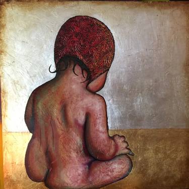 Original Figurative Children Paintings by Mary Solberg