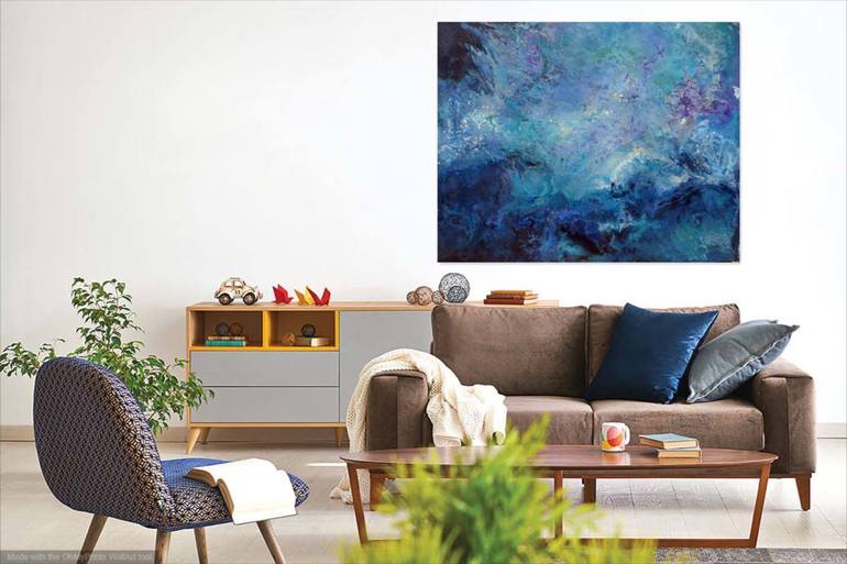 Original Fine Art Abstract Painting by Leonie Brown