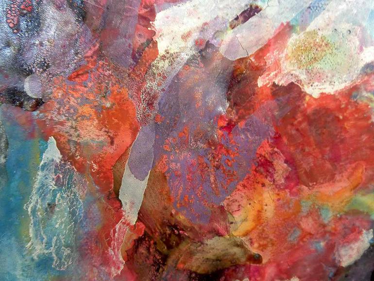 Original Abstract Expressionism Abstract Painting by Leonie Brown