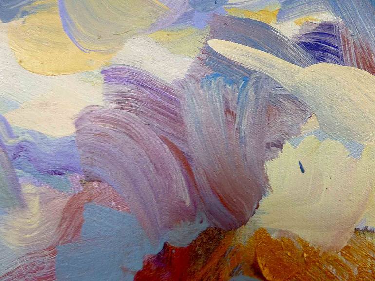 Original Abstract Expressionism Abstract Painting by Leonie Brown