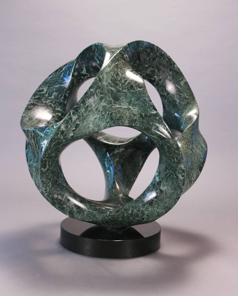 Original Geometric Abstract Sculpture by T Barny