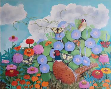 Print of Floral Paintings by Ignata Vassileva