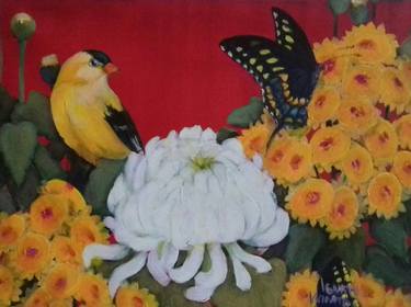 Print of Realism Floral Paintings by Ignata Vassileva