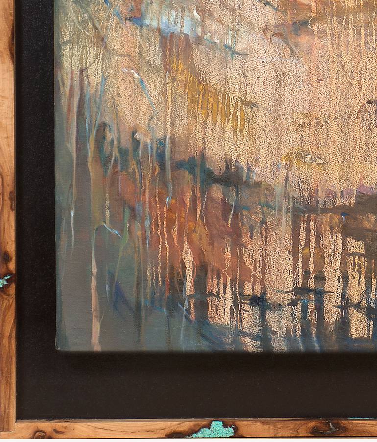 Original Abstract Expressionism Landscape Painting by Rebecca Tolle