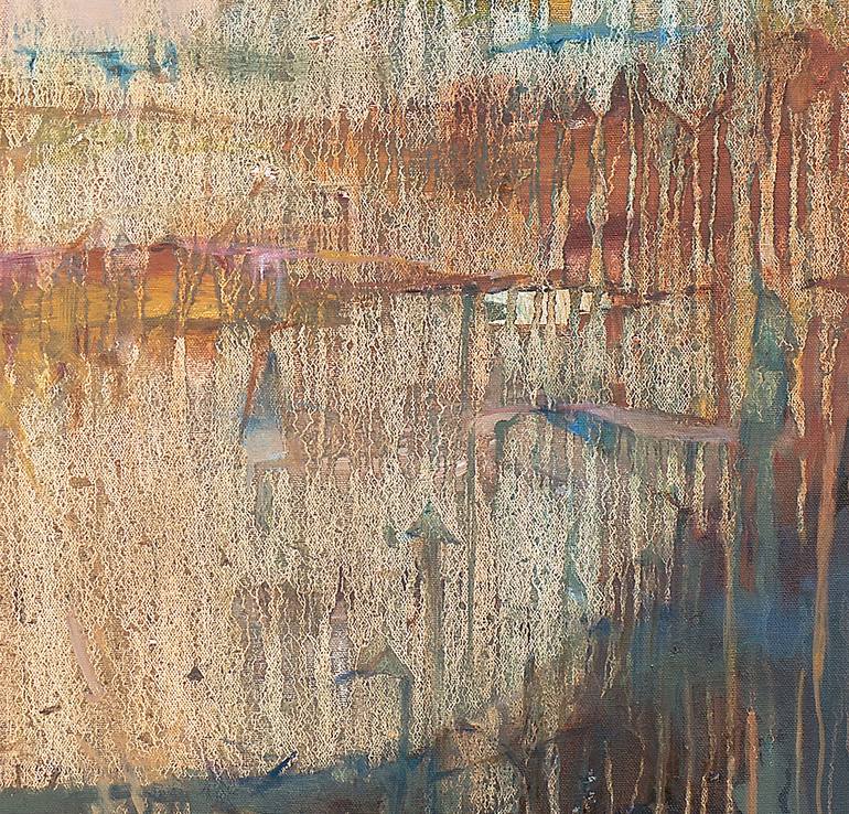 Original Abstract Expressionism Landscape Painting by Rebecca Tolle