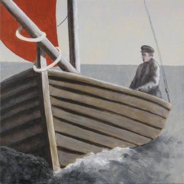 Original Figurative Boat Paintings by Paul Di Zefalo