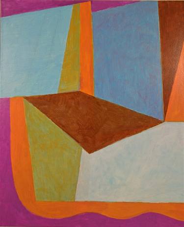 Original Abstract Geometric Paintings by Paul Di Zefalo