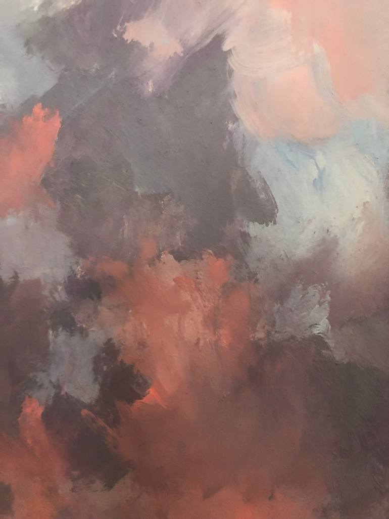 Original Impressionism Abstract Painting by Anita Kutsarova