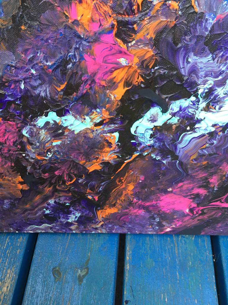 Original Abstract Performing Arts Painting by Greta Bernotaite