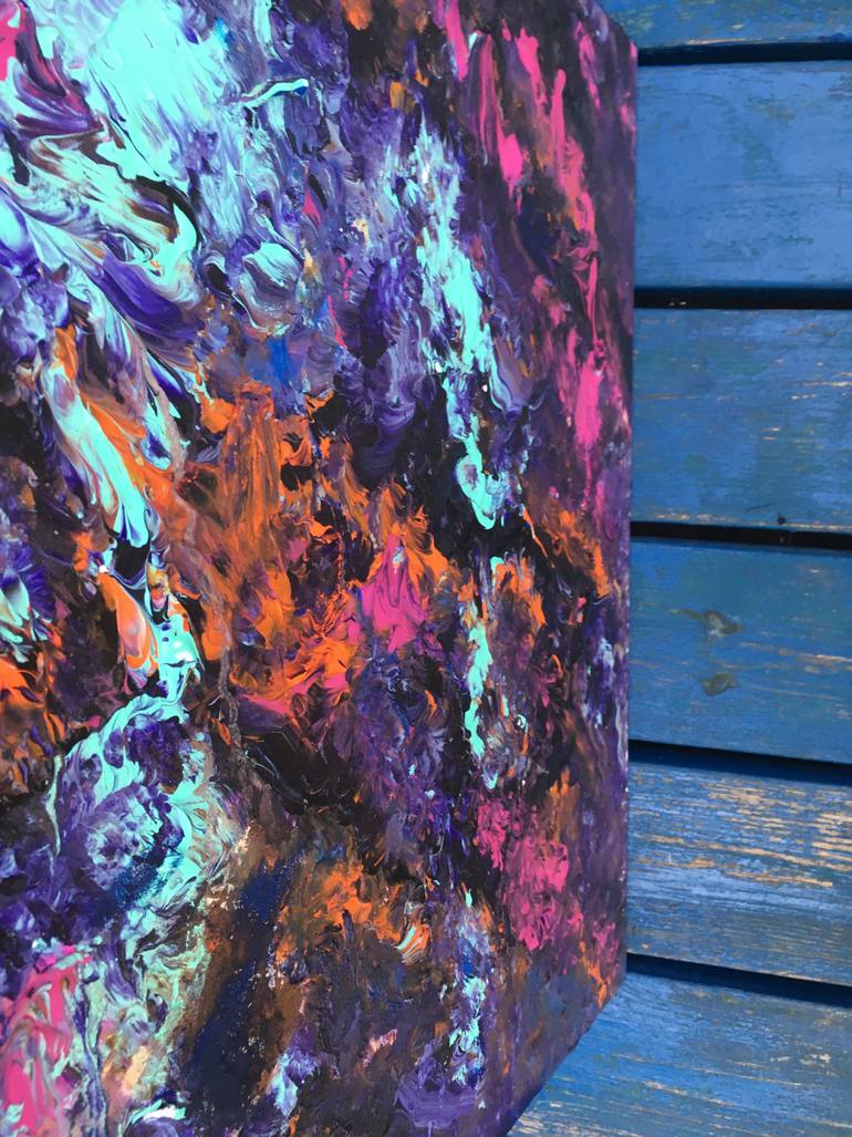Original Abstract Performing Arts Painting by Greta Bernotaite