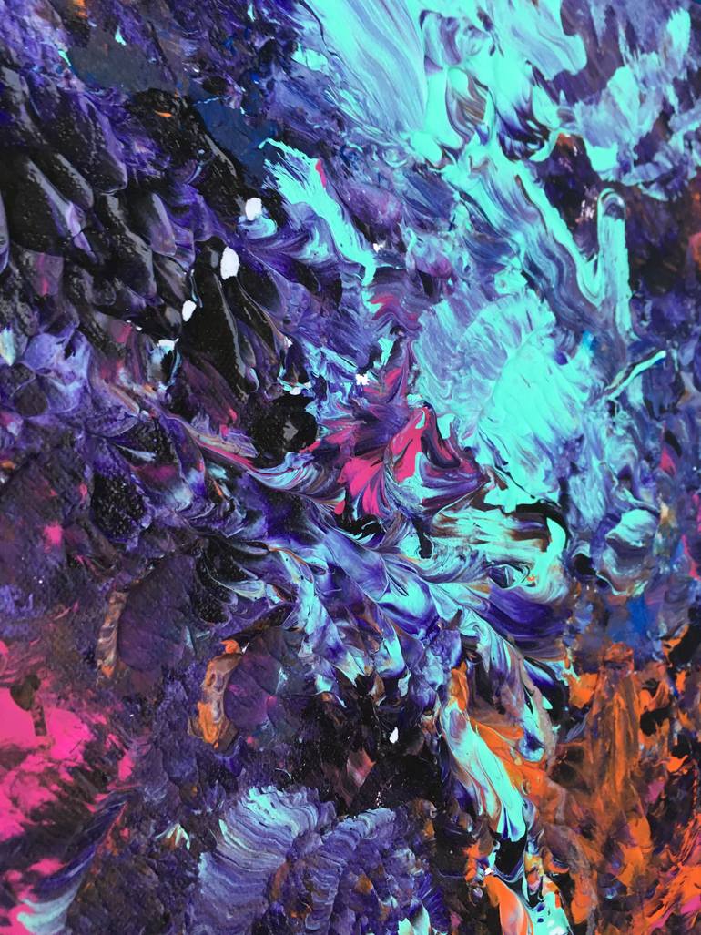 Original Abstract Performing Arts Painting by Greta Bernotaite