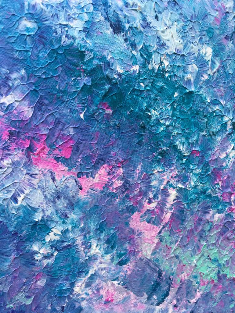 Original Abstract Expressionism Abstract Painting by Greta Bernotaite