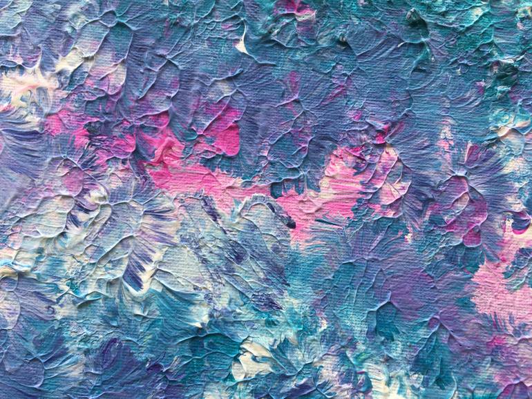 Original Abstract Expressionism Abstract Painting by Greta Bernotaite
