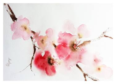 Print of Fine Art Floral Paintings by Marilena Iepan