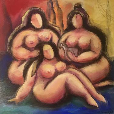 Print of Nude Paintings by Valeria Barnhill