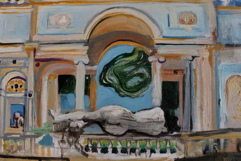 Original Surrealism Women Painting by Eva Schumy