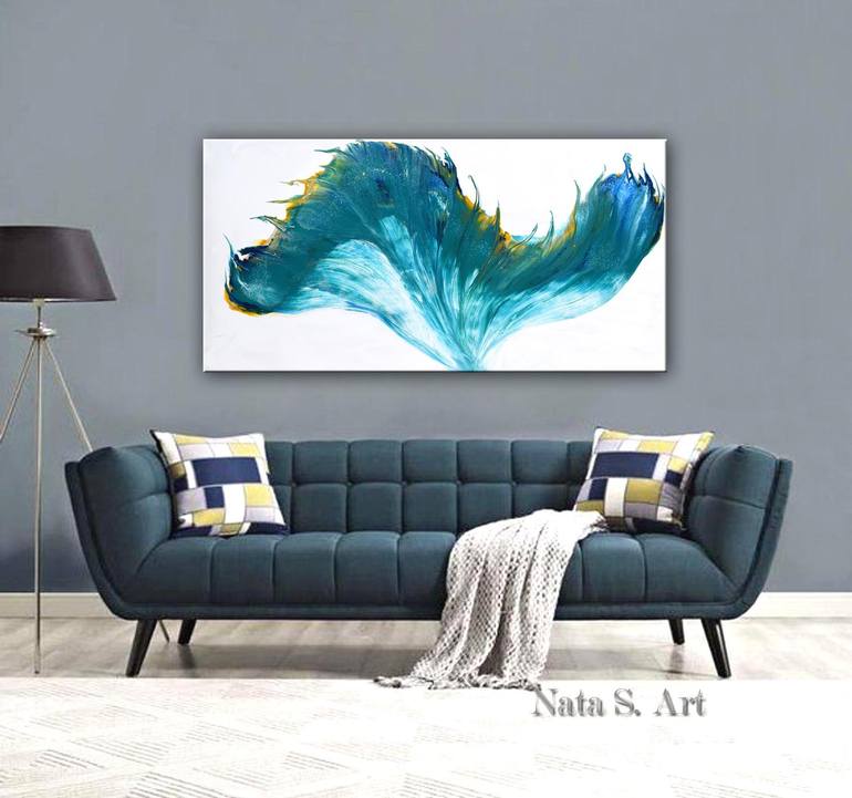 Original Art Deco Abstract Painting by Nataliya Stupak