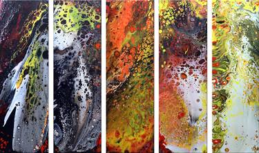 Original Art Deco Abstract Painting by Nataliya Stupak