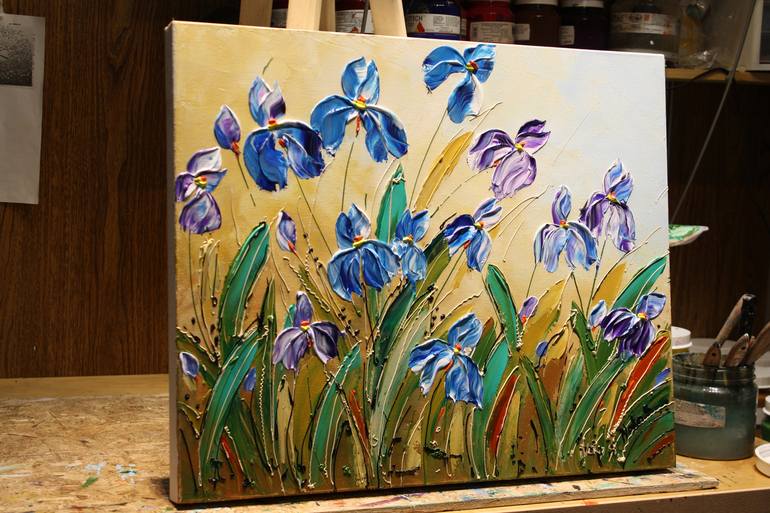 Original Modern Floral Painting by Nataliya Stupak