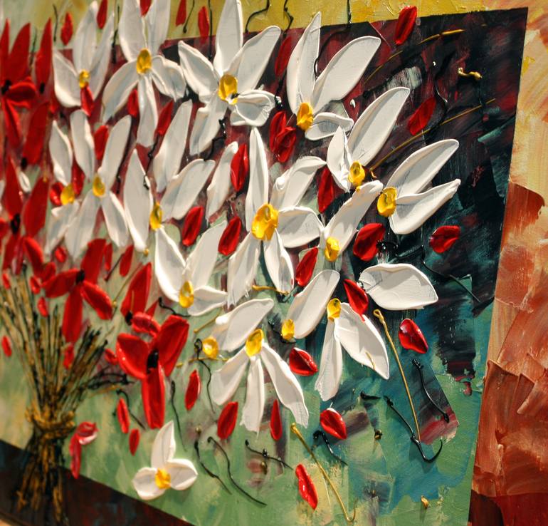 Original Floral Painting by Nataliya Stupak