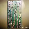 Birch Tree Original painting. Abstract Contemporary Heavy Textured Painting. Impasto. Palette Knife. Modern Painting.
New and in excellent condition. Directly from my studio.

size: 48" x 24" 

MEDIUM: Acrylic

DOMINANT COLORS: Green, White, Blue, Yellow, Beige, Black, Red.....

0.8" Stretched Wrapped Canvas, the sides painted black.

A final coat of high quality varnish has been applied to protect the surface of this painting.

A signed Certificate Of Authenticity will be included with the painting.