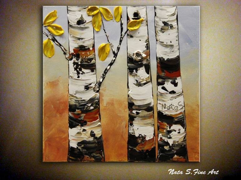 Original Tree Painting by Nataliya Stupak