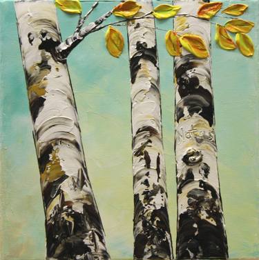 Original Abstract Seasons Paintings by Nataliya Stupak