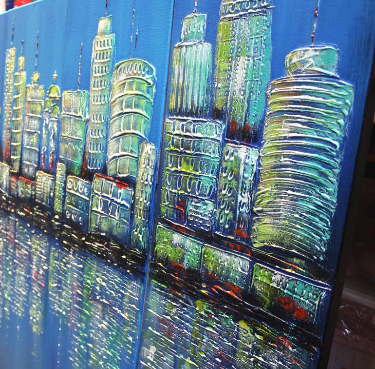 Original Cities Painting by Nataliya Stupak