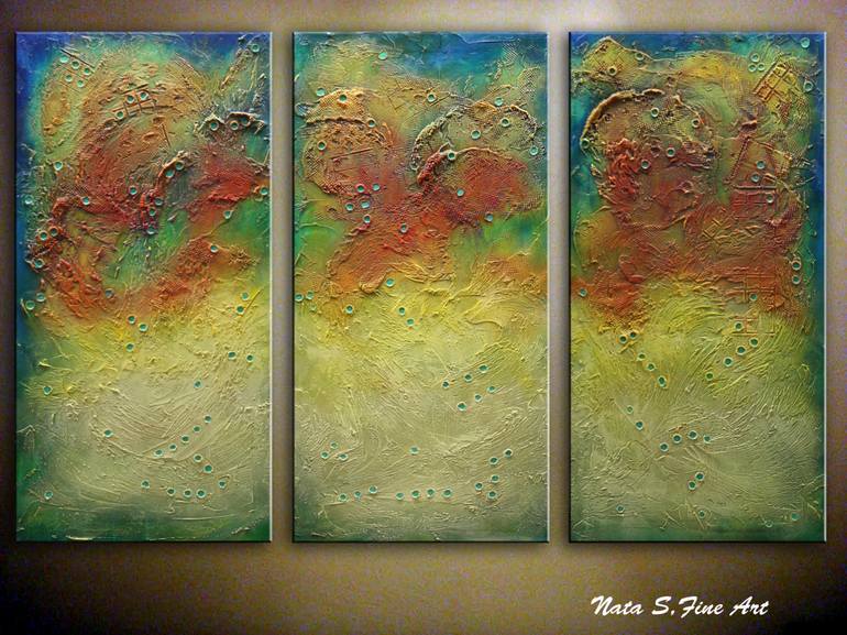 Original Fine Art Abstract Painting by Nataliya Stupak