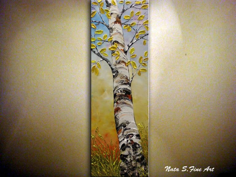 Original Tree Painting by Nataliya Stupak