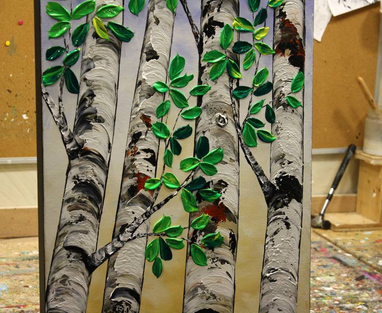 Original Tree Painting by Nataliya Stupak