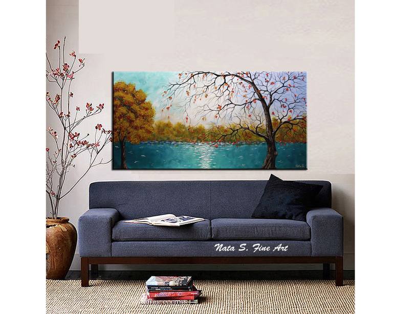 Original Abstract Landscape Painting by Nataliya Stupak