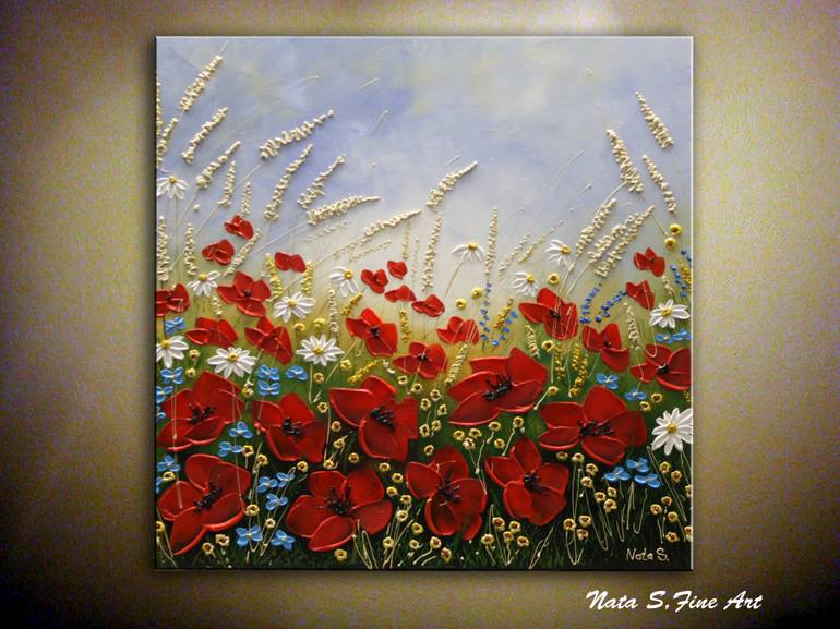 Original Floral Painting by Nataliya Stupak