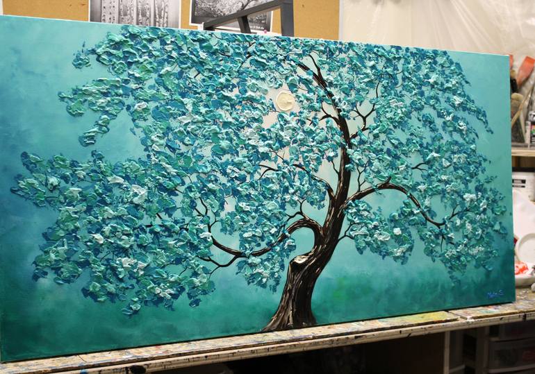 Original Tree Painting by Nataliya Stupak